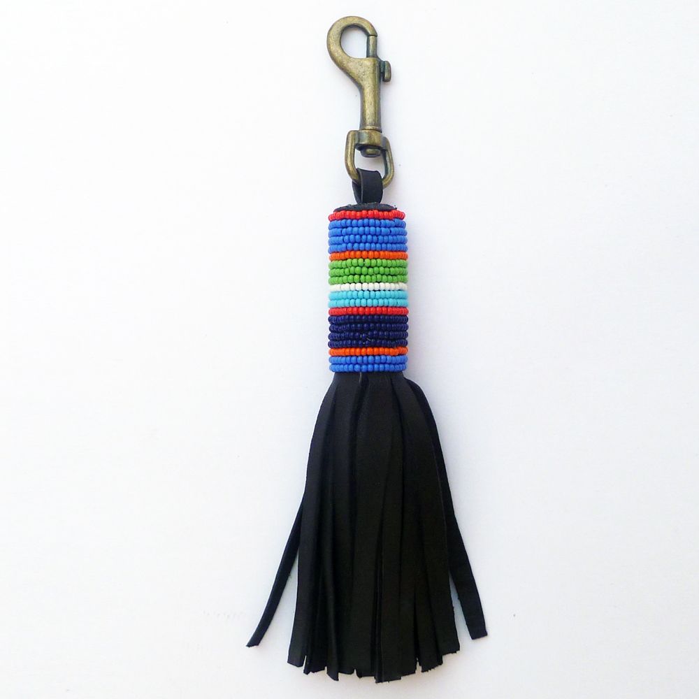 Large Tassel 5 Tassel Keychains