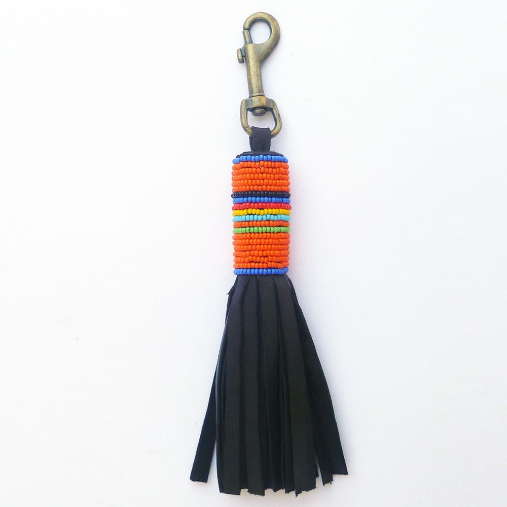 Large Tassel 7 Tassel Keychains