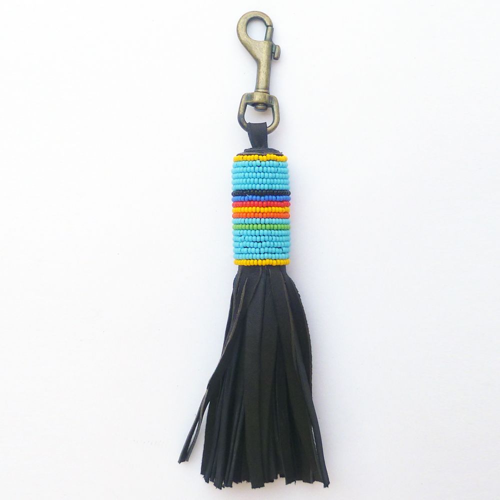 Large Tassel 8 Tassel Keychains