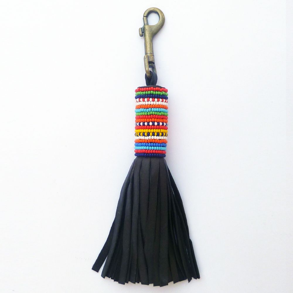 Large Tassel 2 Tassel Keychains