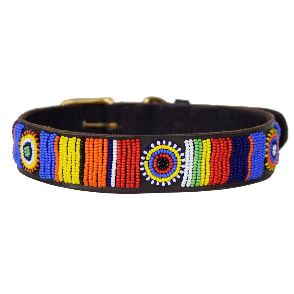 Circle Stripe Dog Collar Dog Collars