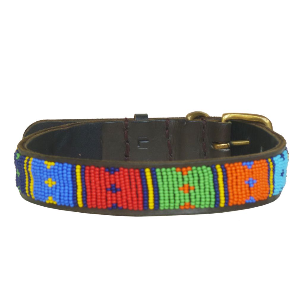 Dotted Panel Multi Dog Collar Dog Collars