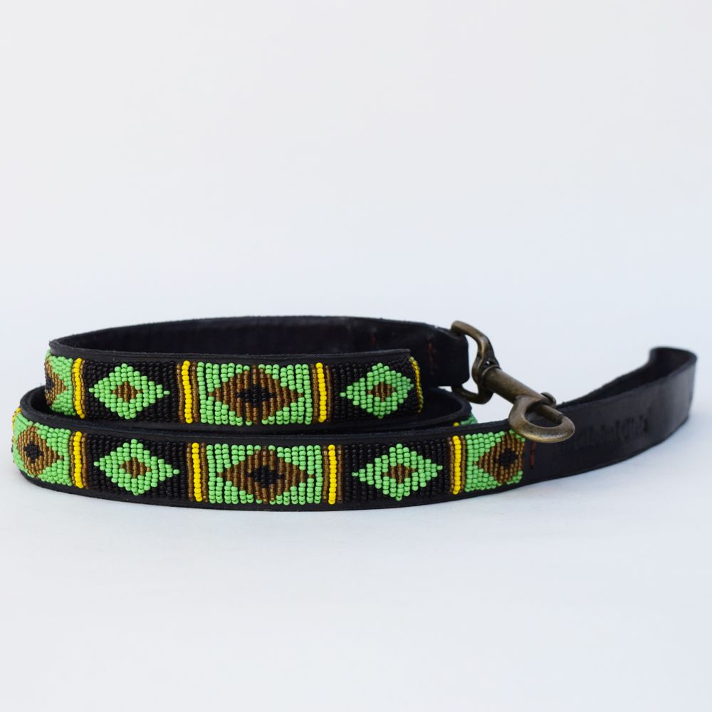 Diamond Green Dog Collar Dog Collars