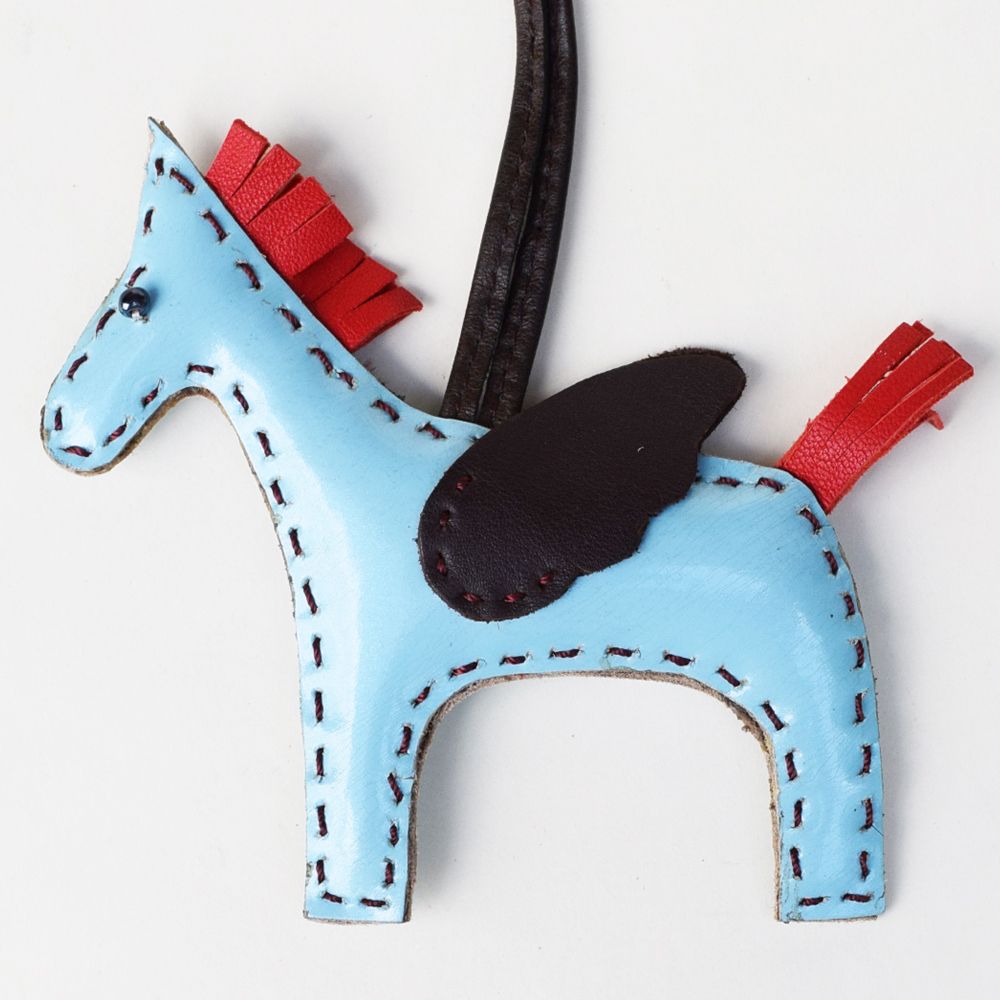 Turquoise Pattent Horse Charm Horse Charms & Keychains